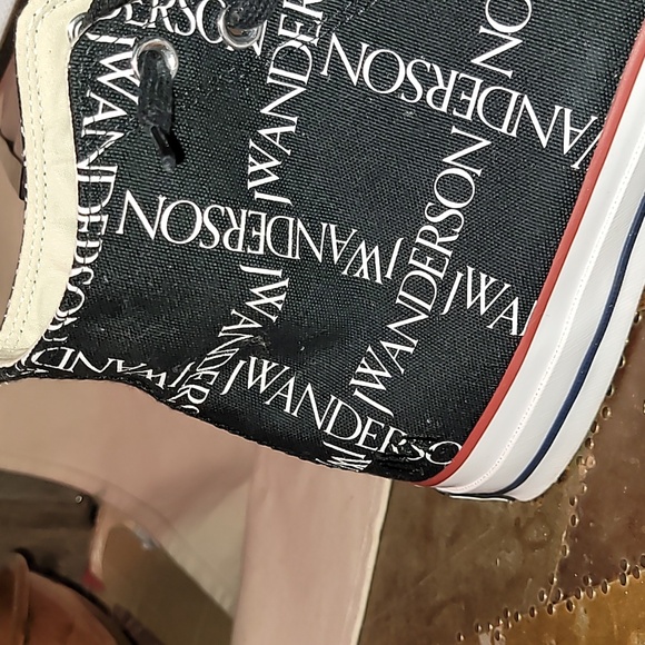 Converse All-Star. Chuck Taylor. JW Anderson Colab Black. Worn once. Men's 13 - Picture 4 of 16